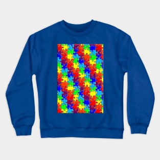 Rainbow puzzle Crewneck Sweatshirt